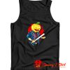 Biker Pumpkin Cool Halloween Tank Top