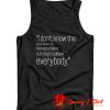 Bill Cosby Quote Tank Top