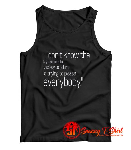 Bill Cosby Quote Tank Top