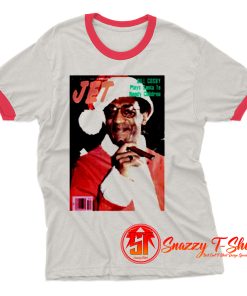 Bill Cosby Santa Claus Controversial Magazine Ringer Tee