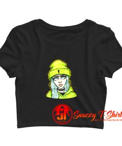 Billie Eilish Fan Art Trap Music Funny Crop Top Shirt