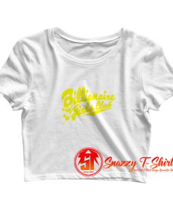 Billionaire Girls Club Crop Top Shirt