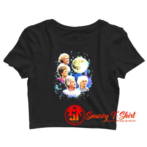 Bioworld The Four Golden Girls Moon Crop Top Shirt