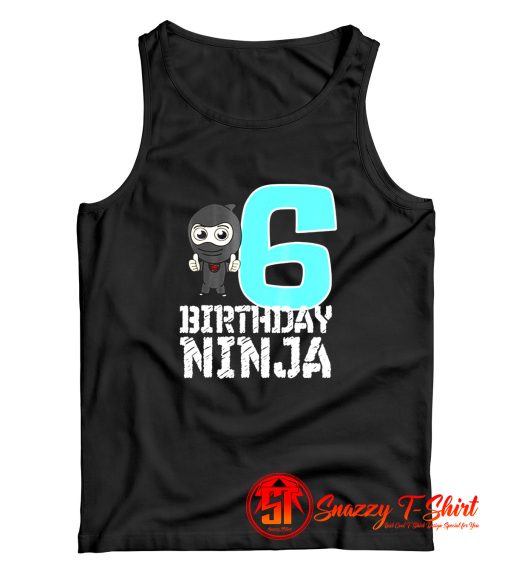 Birthday Ninja Tank Top