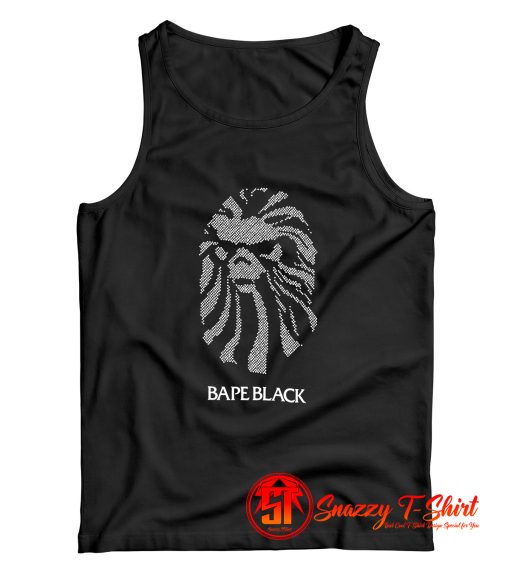 Black Bape Crystal logo Tank Top