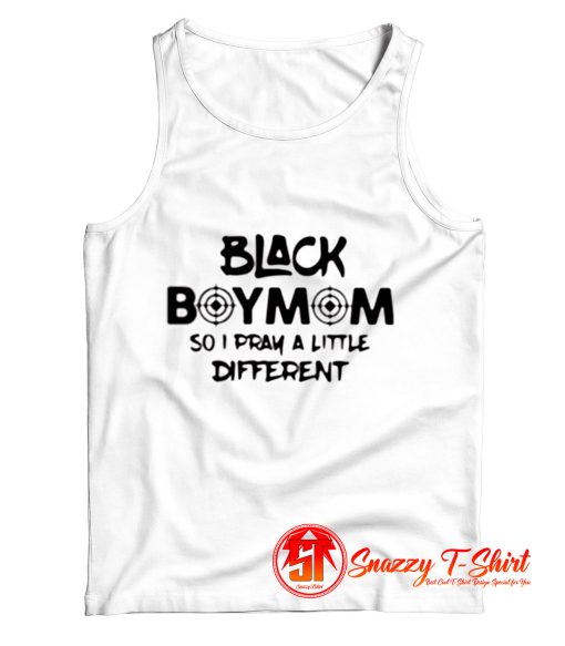 Black Boy Mom Tank Top