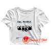 Black Cat Ew People Crop Top Shirt