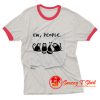 Black Cat Ew People Ringer Tee