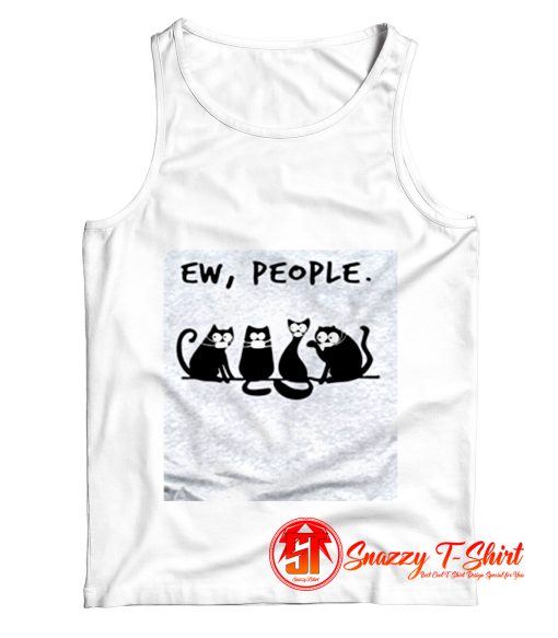 Black Cat Ew People Tank Top