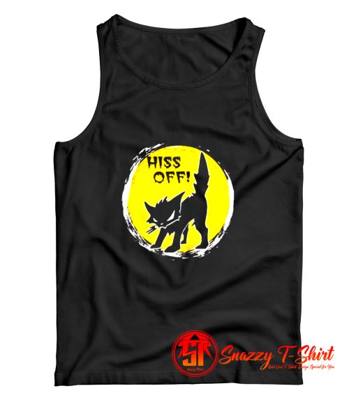 Black Cat Metal Hiss Off Tank Top