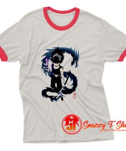 Black Dragon Ringer Tee