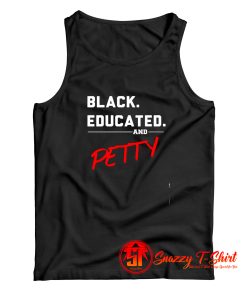 Black Educated Petty Tank Top