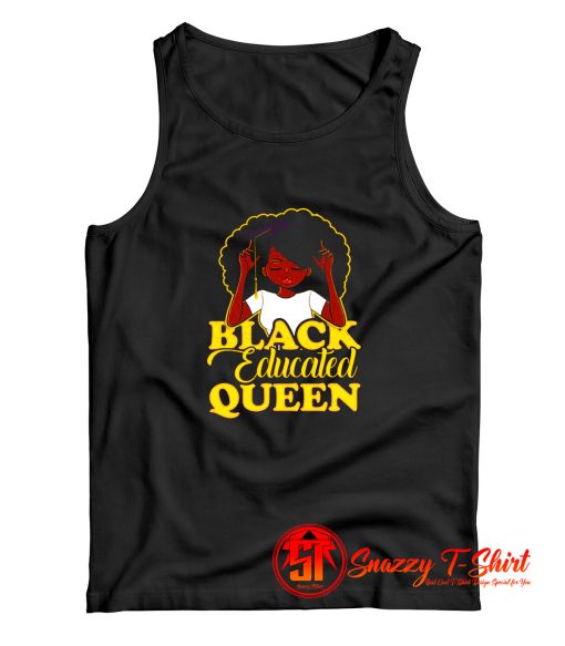 Black Educated Queen Tank Top