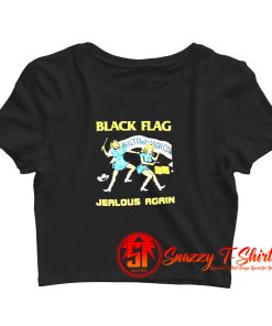 Black Flag Jealous Again Crop Top Shirt