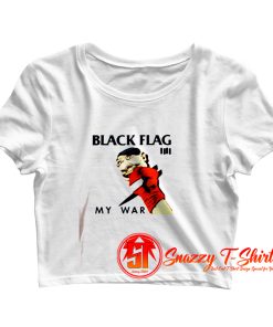 Black Flag My War Vintage Album Crop Top Shirt