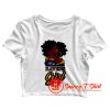 Black Girl Baltimore Ravens Crop Top Shirt