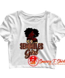 Black Girl Florida State Seminoles Crop Top Shirt