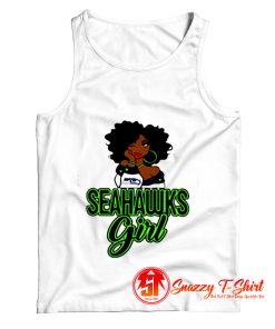 Black Girl Seattle Seahawks Tank Top