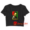 Black History Month African Civil Rights Activist Malcom X Crop Top Shirt