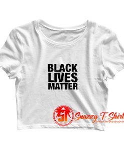 Black Lives Matter Crop Top Shirt