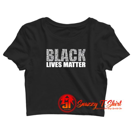 Black Lives Matter MAN Crop Top Shirt