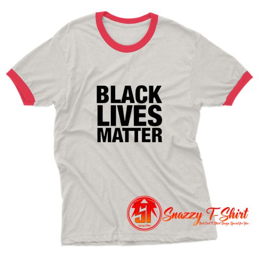 Black Lives Matter Ringer Tee