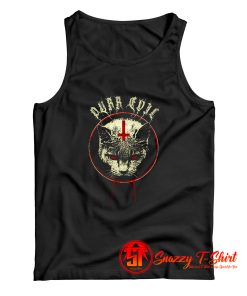 Black Metal Satanic Purr Cat Tank Top