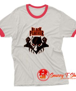 Black Panther Logo Ringer Tee