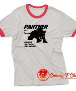 Black Panther Power To The People Ringer Tee