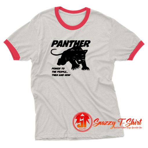 Black Panther Power To The People Ringer Tee