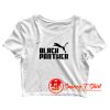 Black Panther Puma Mash Up Crop Top Shirt