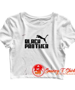 Black Panther Puma Mash Up Crop Top Shirt