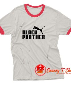 Black Panther Puma Mash Up Ringer Tee