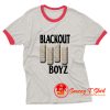 Blackout Boyz White Ringer Tee