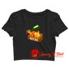 Blitzen Drunk Christmas Crop Top Shirt