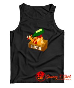 Blitzen Drunk Christmas Tank Top