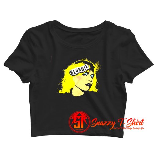 Blondie Face Crop Top Shirt