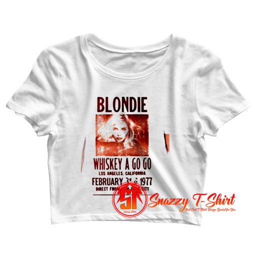 Blondie Whiskey Go Go Crop Top Shirt