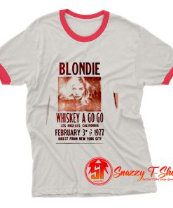 Blondie Whiskey Go Go Ringer Tee