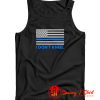 Blue Lives Matter Shirt I Dont Kneel American Flag Thin Blue Line Tank Top