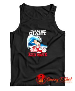 Blue Wave Trump Surfing Election Tank Top