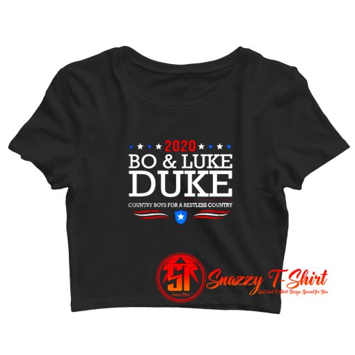 Bo and Luke Duke Crop Top Shirt