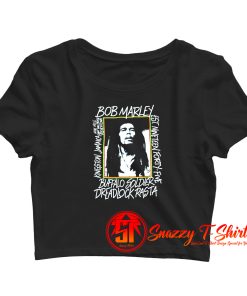 Bob Marley Buffalo Soldier Dreadlock Rasta Crop Top Shirt