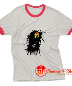 Bob Marley Sketch Ringer Tee