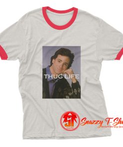 Bob Saget Thug Life Ringer Tee