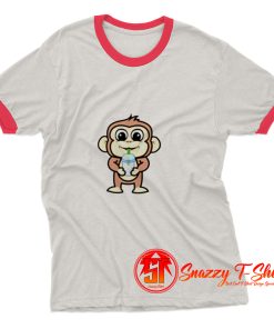 Boba Tea Monkey Ringer Tee