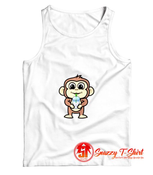 Boba Tea Monkey Tank Top