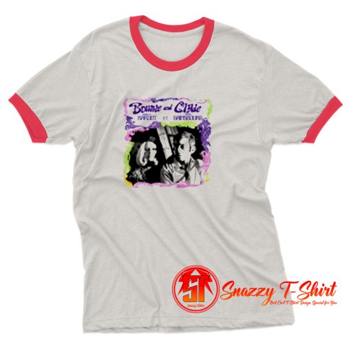 Bonnie Clyde Gainsbourg Brigitte Bardot Ringer Tee