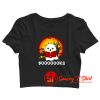 Boo Read Books Halloween Boooooks Crop Top Shirt