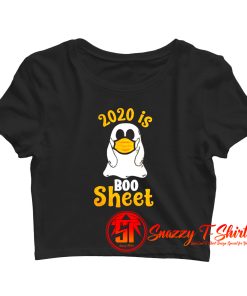 Boo Sheet Ghost Crop Top Shirt